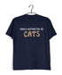 Pets Cute Kitten Cats Life is better with cats Custom Printed Graphic Design T-Shirt for Women